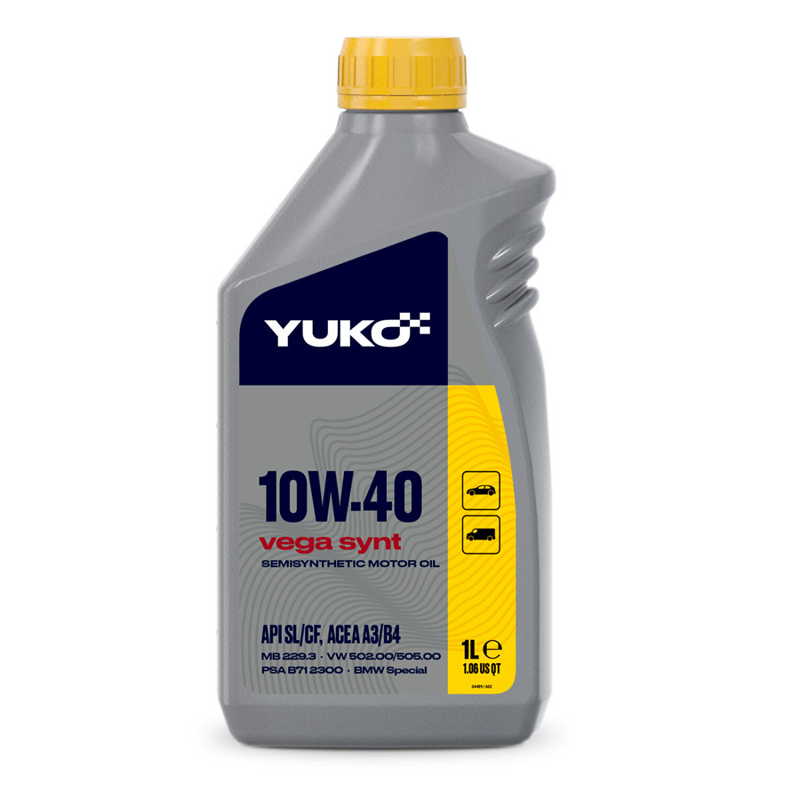 Масло моторне YUKO Vega synt 10W40 SG/CD 1.0л