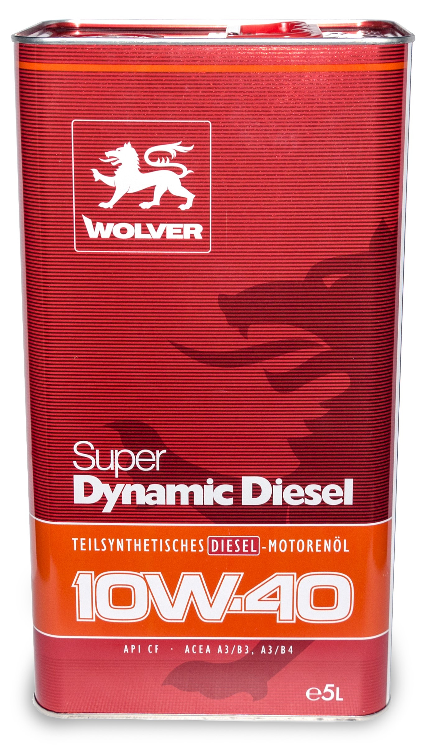 Масло моторное WOLVER Super Dynamic Diesel 10W-40 CF 5л