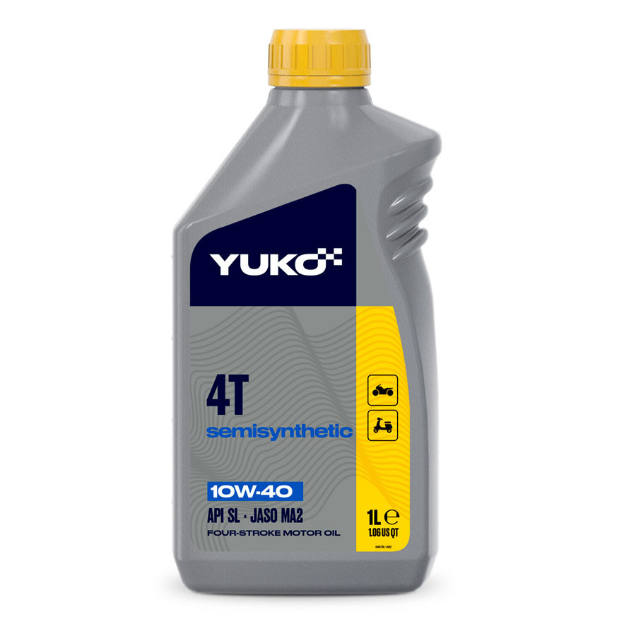 Масло моторное YUKO Semisynthetic 4T 1.0л