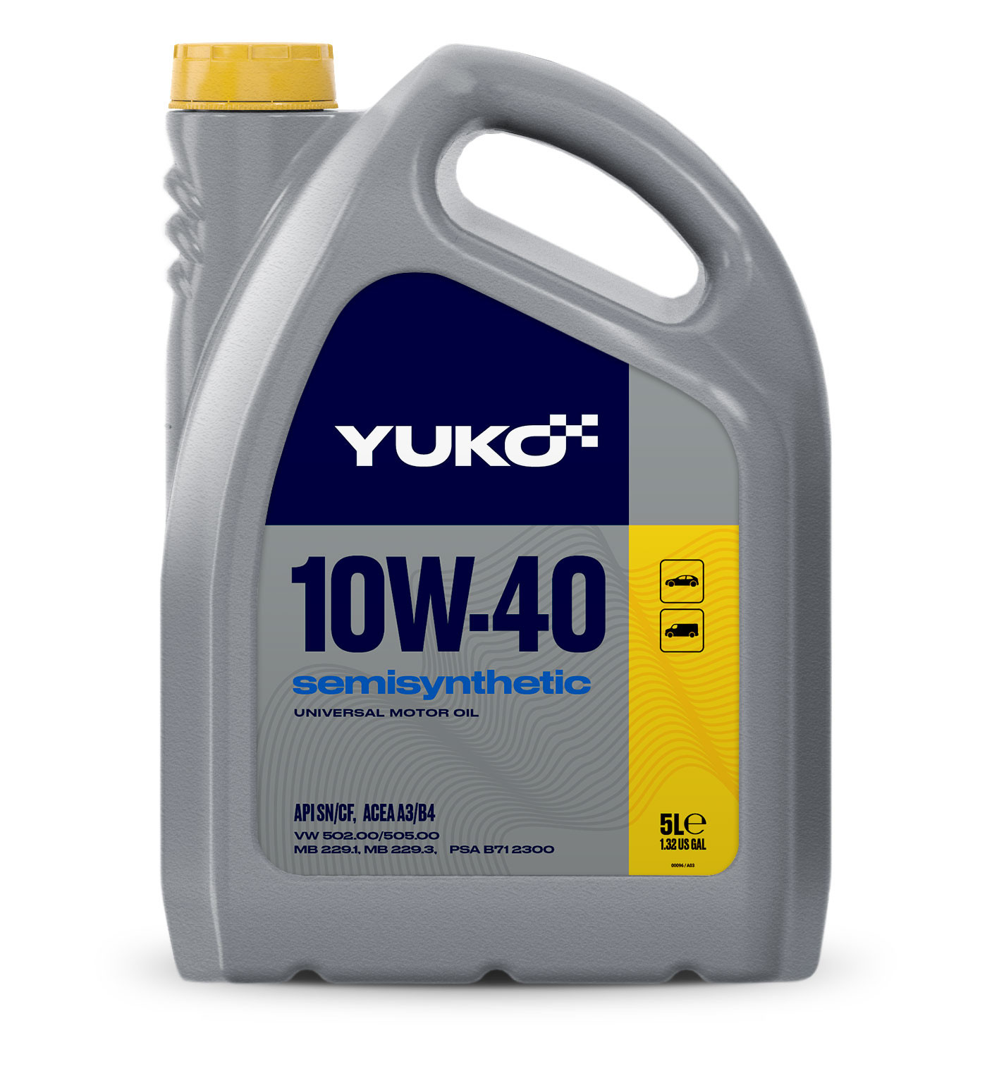 Масло моторне YUKO Semisynthetic 10W40 5.0л